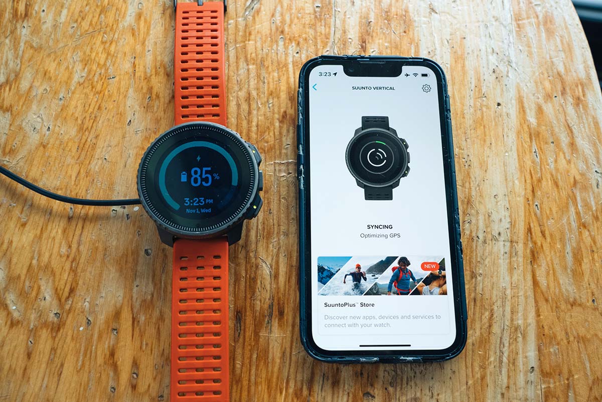 Syncing watch with phone (Suunto Vertical Titanium Solar)